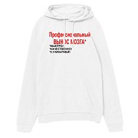 Женская толстовка Худи с принтом Профессиональный вынос мозга