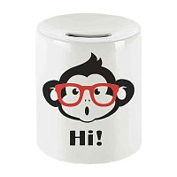 Копилка с принтом HI!